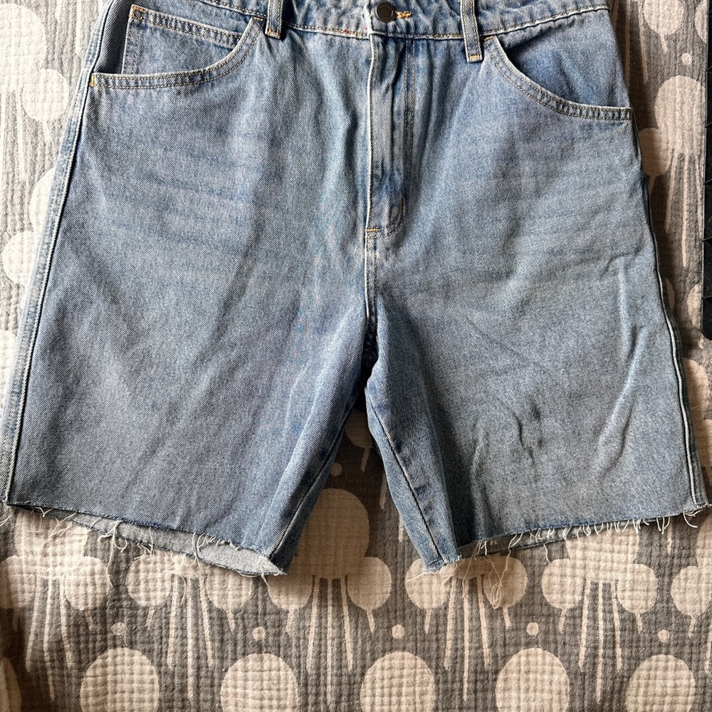 RVCA Light Blue Jean Shorts